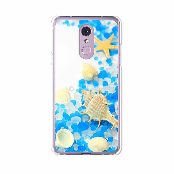 LG Q Stylus 801LG/LM-Q710XM共通 ケース/カバー 【浜辺 クリアケース素材】LG Qスタイラス カバー LMQ710XM ワイモバイル 楽天モバイル LGQStylus