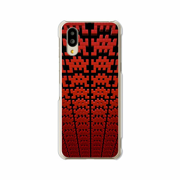 Rakuten - シンプルスマホ7 / BASIO active SHG09 / BASIO active2 SHG12 / シンプルスマホ6 A201SH 共通 ケース/カバー 【インベーダー クリアケース素材】