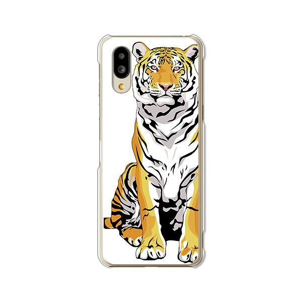 Rakuten - シンプルスマホ7 / BASIO active SHG09 / BASIO active2 SHG12 / シンプルスマホ6 A201SH 共通 ケース/カバー 【虎 クリアケース素材】