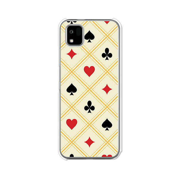 樂天商城 - かんたんスマホ3 A205KC ケース/カバー 【トランプ クリアケース素材】かんたんスマホ3 ケース スマホケース 簡単スマホ3 Yモバイル 携帯ケース
