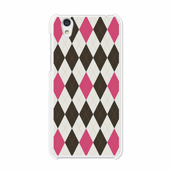 樂天商城 - Android One S3/AQUOS sense basic 702SH共通 ケース/カバー 【アーガイル クリアケース素材】アンドロイド ワン androidone s3 カバー アクオスセンスベーシック702SH スマホケース ハードケース
