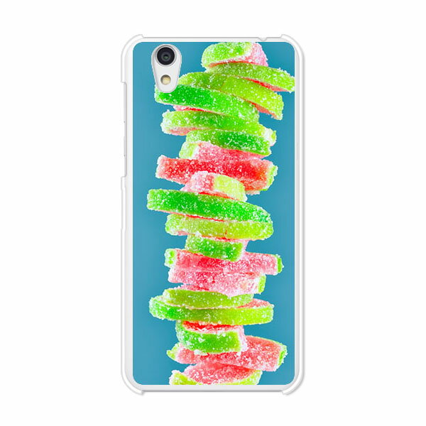 Rakuten - Android One S3/AQUOS sense basic 702SH共通 ケース/カバー 【積み上がるお菓子 クリアケース素材】アンドロイド ワン androidone s3 カバー アクオスセンスベーシック702SH スマホケース ハードケース