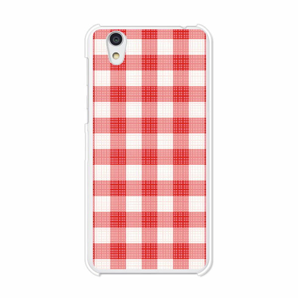 乐天商城 - Android One S3/AQUOS sense basic 702SH共通 ケース/カバー 【ワッフルチェック クリアケース素材】アンドロイド ワン androidone s3 カバー アクオスセンスベーシック702SH スマホケース ハードケース