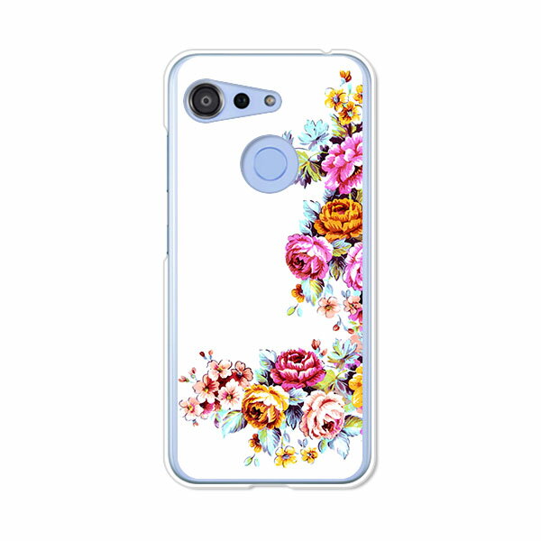 Rakuten - GRATINA KYV48/Android One S6 共通ケース/カバー 【ワンポイントFLOWER クリアケース素材】グラティーナKYV48 アンドロイドワンS6 スマホケース 京セラ 携帯ケース au Ymobile ワイモバイル スマホカバー