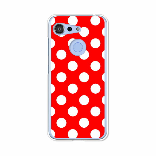GRATINA KYV48/Android One S6 共通ケース/カバー 【R:WドットB クリアケース素材】グラティーナKYV48 アンドロイドワンS6 スマホケース 京セラ 携帯ケース au Ymobile ワイモバイル スマホカバー