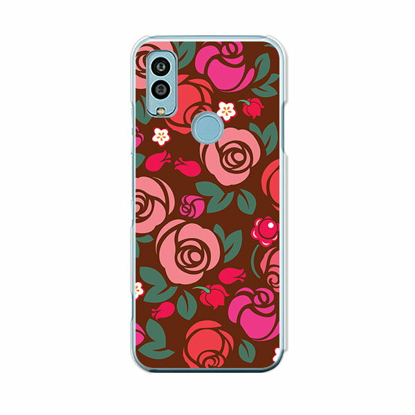 樂天商城 - Android One S9 ケース/カバー 【薔薇 クリアケース素材】アンドロイドワンS9 ケース スマホケース 携帯ケース