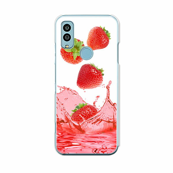樂天商城 - Android One S9 ケース/カバー 【ストロベリージュース クリアケース素材】アンドロイドワンS9 ケース スマホケース 携帯ケース