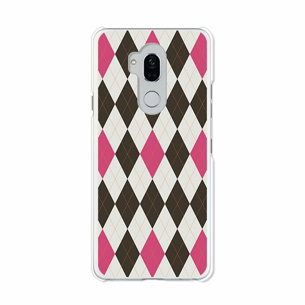 樂天商城 - Android One X5 ケース/カバー 【アーガイル クリアケース素材】androidonex5 カバー アンドロイドワンX5 Y!mobile Yモバイル LG