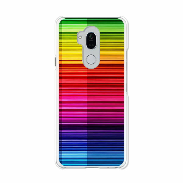 Android One X5 ケース/カバー 【Rainbow クリアケース素材】androidonex5 カバー アンドロイドワンX5 Y mobile Yモバイル LG