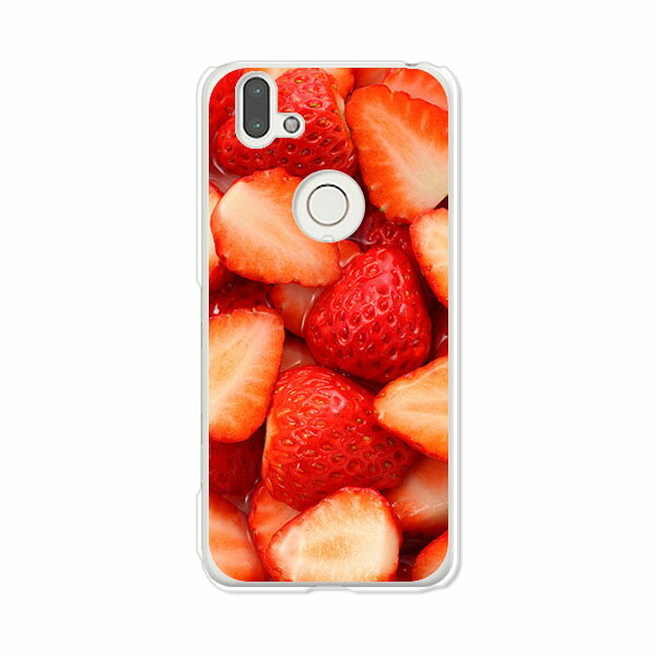 arrows RX / arrows M05 共通ケース/カバー 【Strawberry クリアケース素材】arrowsrx カバー arrowsM05携帯カバー アローズアールエックス 楽天モバイル 富士通 あんしんスマホ携帯ケース