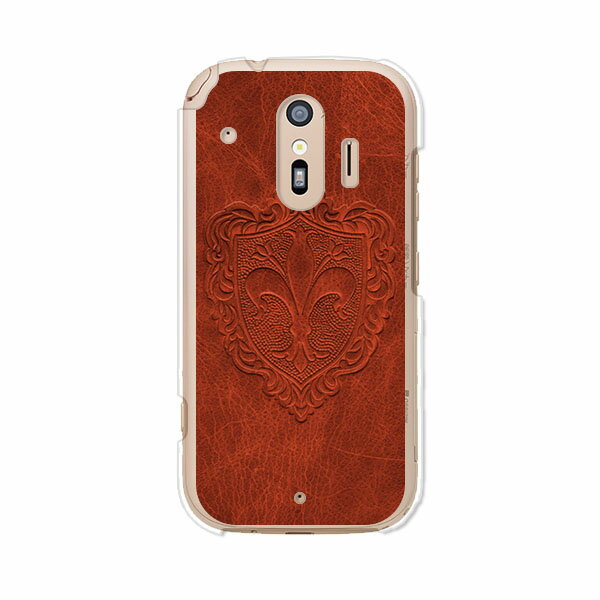 樂天商城 - らくらくスマートフォン me F-01L / らくらくスマートフォン F-42A 共通 ケース/カバー 【紋章 クリアケース素材】らくらくスマホ カバー ハードケース らくらくホン 携帯ケース docomo ドコモ