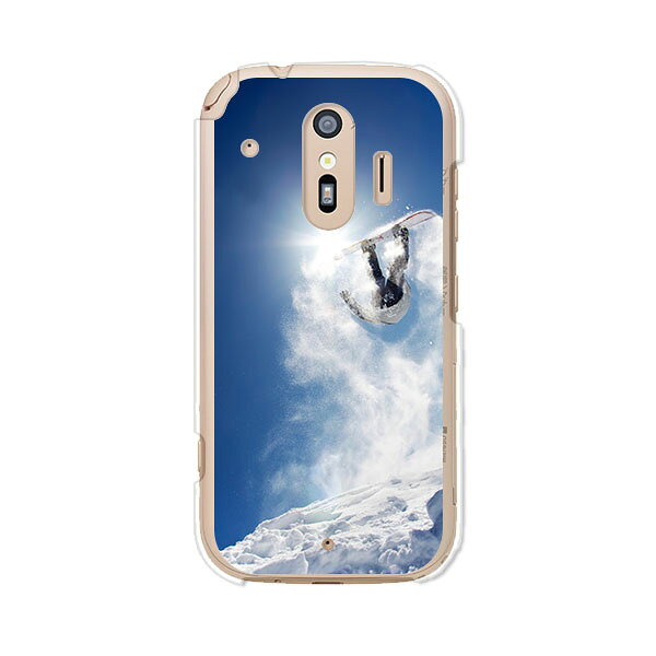 樂天商城 - らくらくスマートフォン me F-01L / らくらくスマートフォン F-42A 共通 ケース/カバー シリコンケースよりもコシがありゴミがつきにくいTPUカバー 【Enjoy Snow TPUソフトケース】らくらくフォン f01l f42aケース カバー 保護 docomo ドコモ