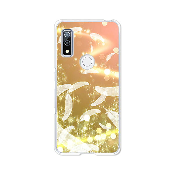 arrows We F-51B / FCG01 / arrows We共通 ケース/カバー 【天使の羽 クリアケース素材】アローズウィーケース arrowsweケース ドコモ au ソフトバンク スマホケース 携帯ケース