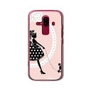 らくらくスマートフォン F-52B カバー/ケース シリコンケースよりもコシがありゴミがつきにくいTPUカバー 【Girl and Dog TPUソフトケース】らくらくホンf52bケース ドコモ らくらくすまほF-52…