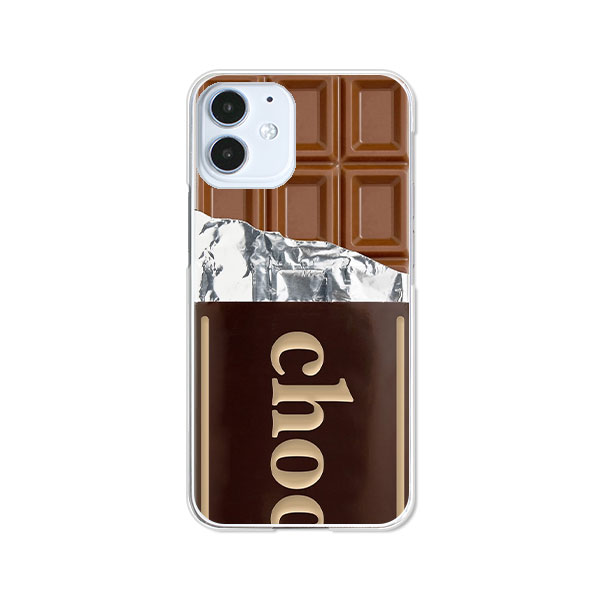 iPhone12mini カバー/ケース シリコンケースよりもコシがありゴミがつきにくいTPUカバー 【板チョコ TP..