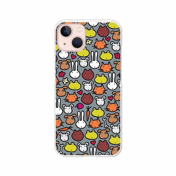 Rakuten - iPhone13 ケース/カバー 【アニマルドット クリアケース素材】APPLE iphone13ケース iPhone13カバー アイフォン13ケース 携帯ケース 携帯カバー ip13