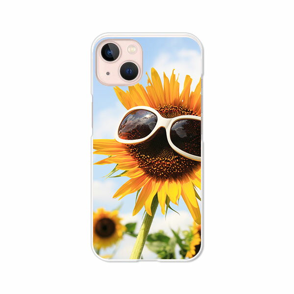 樂天商城 - iPhone13 ケース/カバー 【SUNフラワーGlass クリアケース素材】APPLE iphone13ケース iPhone13カバー アイフォン13ケース 携帯ケース 携帯カバー ip13