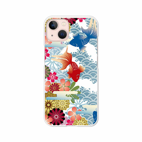 iPhone13 ケース/カバー 【金魚 クリアケース素材】APPLE iphone13ケース iPhone13...