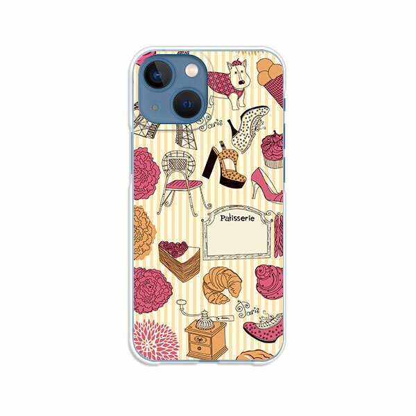 樂天商城 - iPhone13 mini ケース/カバー 【PARISストライプ クリアケース素材】APPLE iphone13miniケース iPhone13miniカバー アイフォン13ミニケース 携帯ケース 携帯カバー