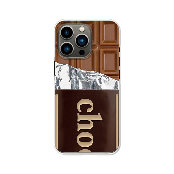 iPhone13 Pro カバー/ケース シリコンケースよりもコシがありゴミがつきにくいTPUカバー 【板チョコ TP..