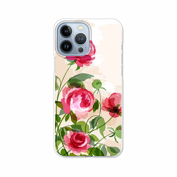 iPhone14 Pro Max ケース/カバー 【薔薇絵画 クリアケース素材】APPLE iphone14promaxケース iPhone14promaxカバー アイフォン14プロマックスケース スマホケース 携帯ケース 携帯カバー