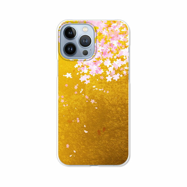 iPhone13 Pro Max ケース/カバー 【新春桜：雅 クリアケース素材】アイフォン13プロマックスケース スマホケース 携帯ケース 携帯カバー