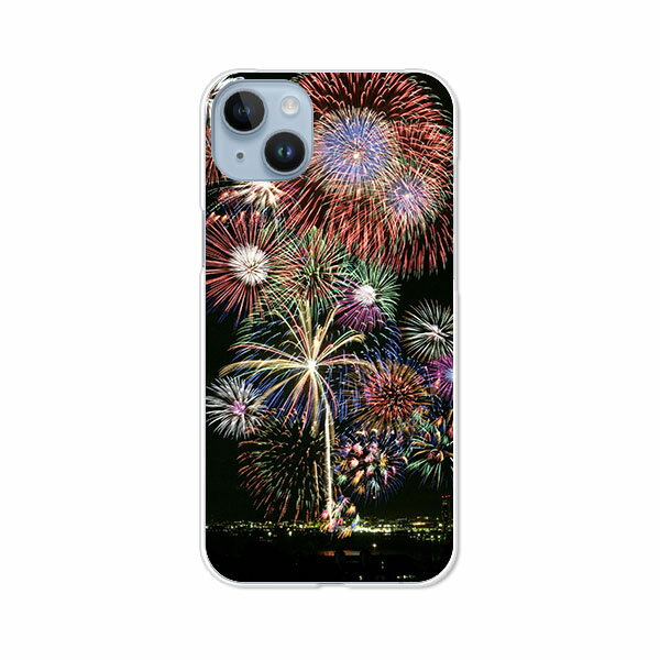 iPhone14 Plus ケース/カバー 【花火：夏の終わりに クリアケース素材】APPLE iphone14plusケース iPhone14plusカバー アイフォン14プラスケース スマホケース 携帯ケース 携帯カバー