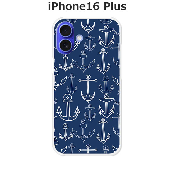 Rakuten - iPhone16 Plus ケース/カバー 【マリン柄2】選べる ハードケース と シリコンケースよりほど良い硬さのTPU ソフトケース アイフォン16プラス スマホケース 携帯カバー 携帯ケース