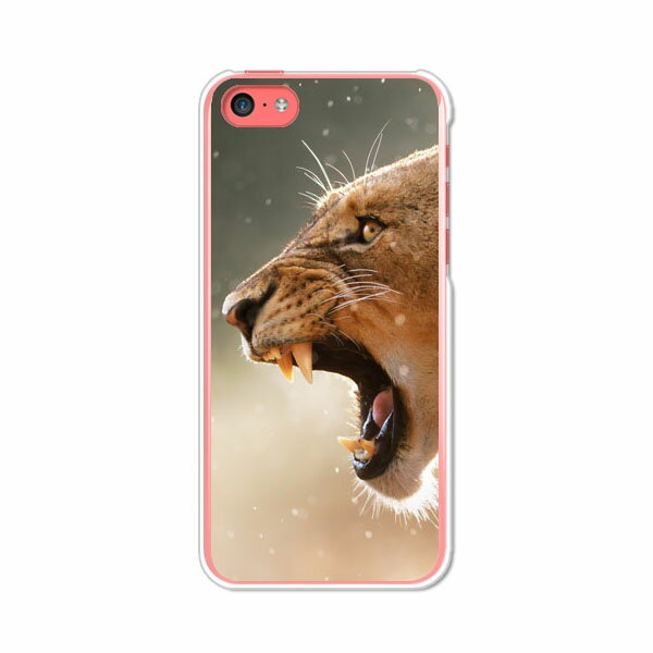 送料無料 iPhone5C アイフォン5C ケース/カバー 【LION クリアケース素材】iPhone5...