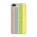 iPhone7 Plus/iPhone8 Plus共通 ケース APPLE ケース/カバー 【CuteストライプA クリアケース素材】 iphone7plus iPhone8plus ジャケット docomo/au/softbank共通(2)