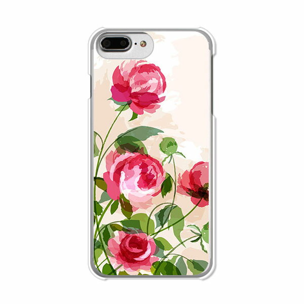 iPhone7 Plus , iPhone8 Plus ケース APPLE カバー/ケース シリコンよりもTPUカバー☆ 【薔薇絵画 TPUソフトケース】iphone7plus 保護 ジャケット docomo/au/softbank共通