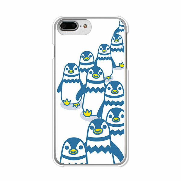 Rakuten - iPhone7 Plus/iPhone8 Plus共通 ケース APPLE ケース/カバー 【ペンギンズ クリアケース素材】 iphone7plus iPhone8plus ジャケット docomo/au/softbank共通