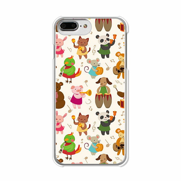 樂天商城 - iPhone7 Plus/iPhone8 Plus共通 ケース APPLE ケース/カバー 【動物バンド クリアケース素材】 iphone7plus iPhone8plus ジャケット docomo/au/softbank共通