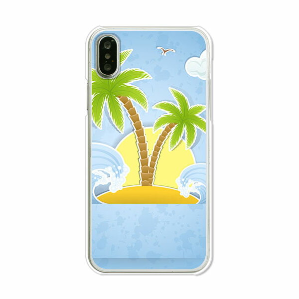 iPhoneX iPhone10 ケース/カバー 【南国ハワイアンバケーション クリアケース素材】iPhoneX iPhone10 カバー アイフォン10 スマホケース 携帯ケース docomo au softbank
