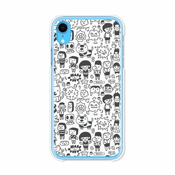 iPhoneXR iPhone XR iPhone10R カバー/ケース シリコンケースよりもコシがありゴミがつきにくいTPUカバー 【カートゥンPeople TPUソフトケース】iphonexr 保護 docomo au softbank アイフォンXR ケース