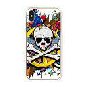 iPhone XS Max ケース/カバー 【PEACEスカル クリアケース素材】iphonexsmax カバー iPhone10sMax docomo ドコモ au softbank