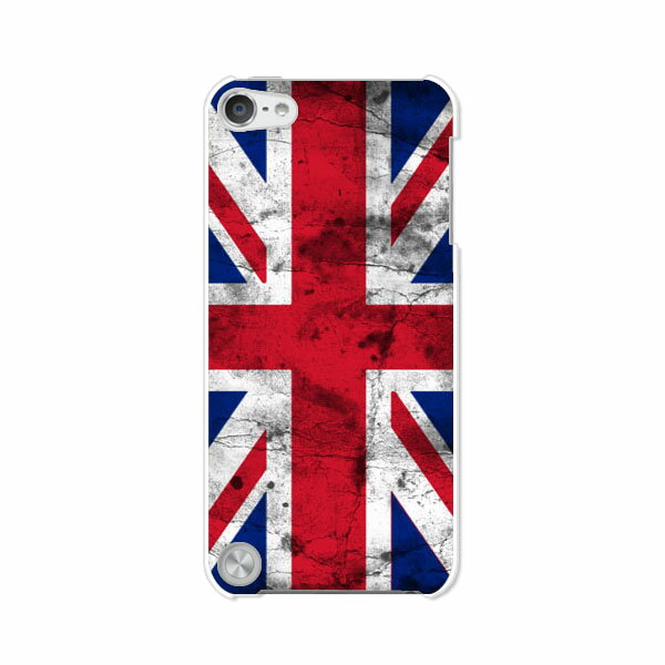 送料無料 第5世代 iPod touch Apple アイポッド ケース/カバー【Union Jack 無地白ハードケース】