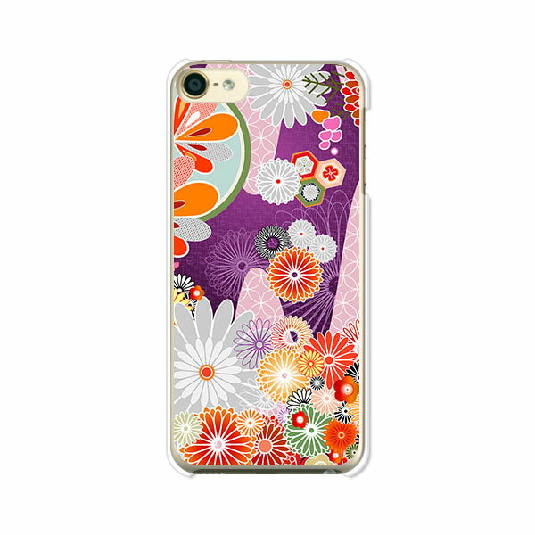 iPod touch 第7世代/第6世代 共通 ケース/カバー 【和紙柄 クリアケース素材】アイポッドタッチ ipodto..