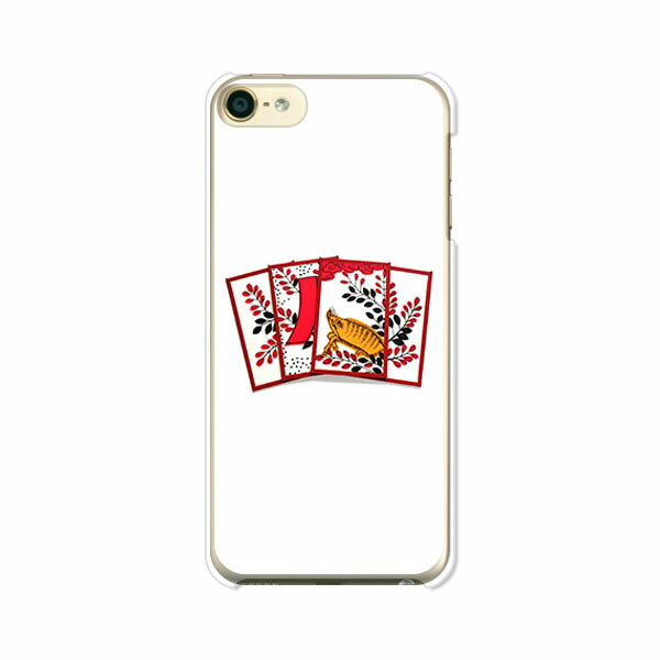 iPod touch 第7世代/第6世代 共通 ケース/カバー 【花札 クリアケース素材】アイポッドタッチ ipodtouc..