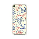 iPod touch 第7世代/第6世代 共通 ケース/カバー 【マリン柄2 クリアケース素材】アイポッドタッチ ipodtouch6 ジャケット iPodtouch7