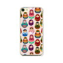 iPod touch 第7世代/第6世代 共通 ケース/カバー 【マトリョーシカちゃん クリアケース素材】アイポッドタッチ ipodtouch6 ジャケット iPodtouch7