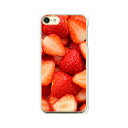 iPod touch 第7世代/第6世代 共通 ケース/カバー 【Strawberry クリアケース素材】アイポッドタッチ ipodtouch6 ジャケット iPodtouch7