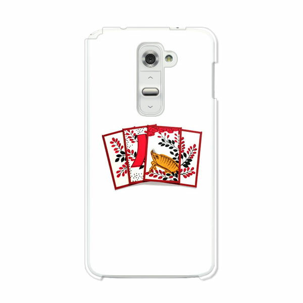 送料無料 G2 L-01F LG ドコモ スマートフォン ケース/カバー 【花札 クリアケース素材】エルジー L01F ジャケット LG電子 G2 L-01F