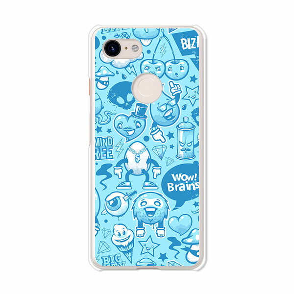 Google Pixel3a / Google Pixel3 ケース/カバー グーグルピクセル3a【モンスターズ クリアケース素材】GooglePixel3a カバー ピクセル3 スマホケース 携帯カバー docomo softbank(2.0)