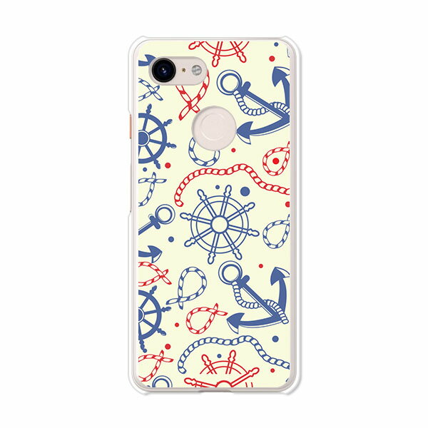 Rakuten - Google Pixel3a / Google Pixel3 ケース/カバー グーグルピクセル3a【マリン柄2 クリアケース素材】GooglePixel3a カバー ピクセル3 スマホケース 携帯カバー docomo softbank