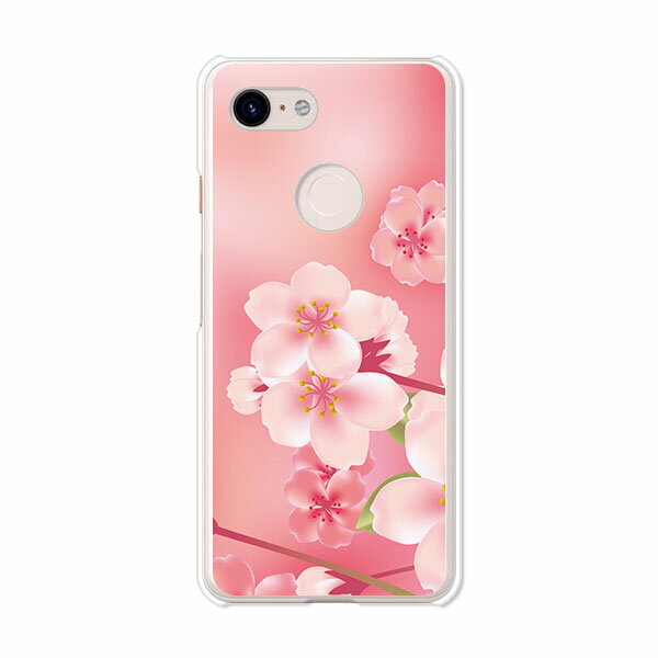 Google Pixel3a / Google Pixel3 ケース/カバー グーグルピクセル3a【春よ クリアケース素材】GooglePixel3a カバー ピクセル3 スマホケース 携帯カバー docomo softbank