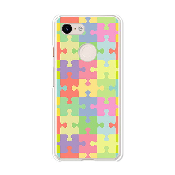 Rakuten - Google Pixel3a / Google Pixel3 ケース/カバー グーグルピクセル3a【パズル クリアケース素材】GooglePixel3a カバー ピクセル3 スマホケース 携帯カバー docomo softbank