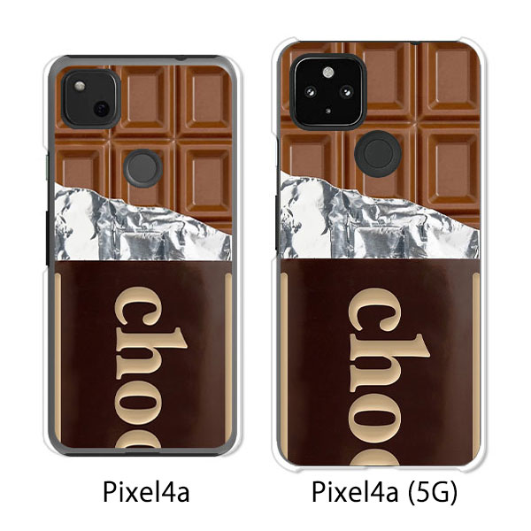 Google Pixel 4a / Google Pixel4a(5G) ケース/カバー 【板チョコ クリアケース素材】pixel4a pixel4a(..