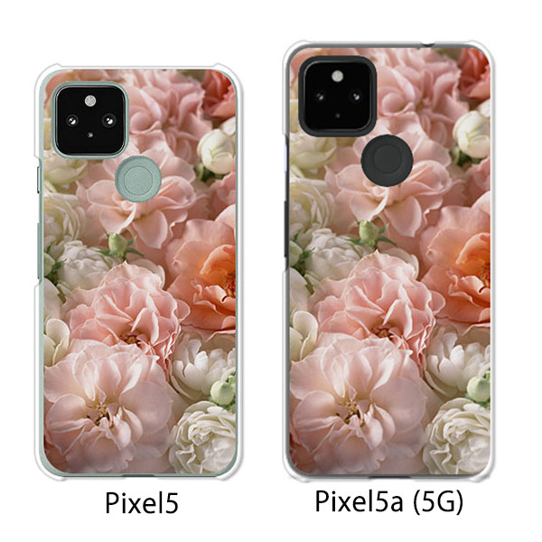 Google Pixel 5 / Google Pixel5a(5G) ケース/カバー 【BEAUTYフラワー クリアケース素材】グーグル ピクセル5 ケース スマホケース au ソフトバンク グーグルpixcel5 googlepixel5a5g カバー 携帯カバー 携帯ケース