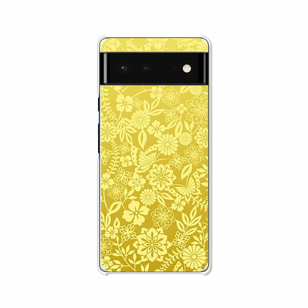 Rakuten - Google Pixel6 ケース/カバー 【花×小鳥：ゴールデン クリアケース素材】グーグルピクセル6ケース スマホケース 携帯ケース 携帯カバー ピクセル6カバー pixel6 pixcel6 pxl6